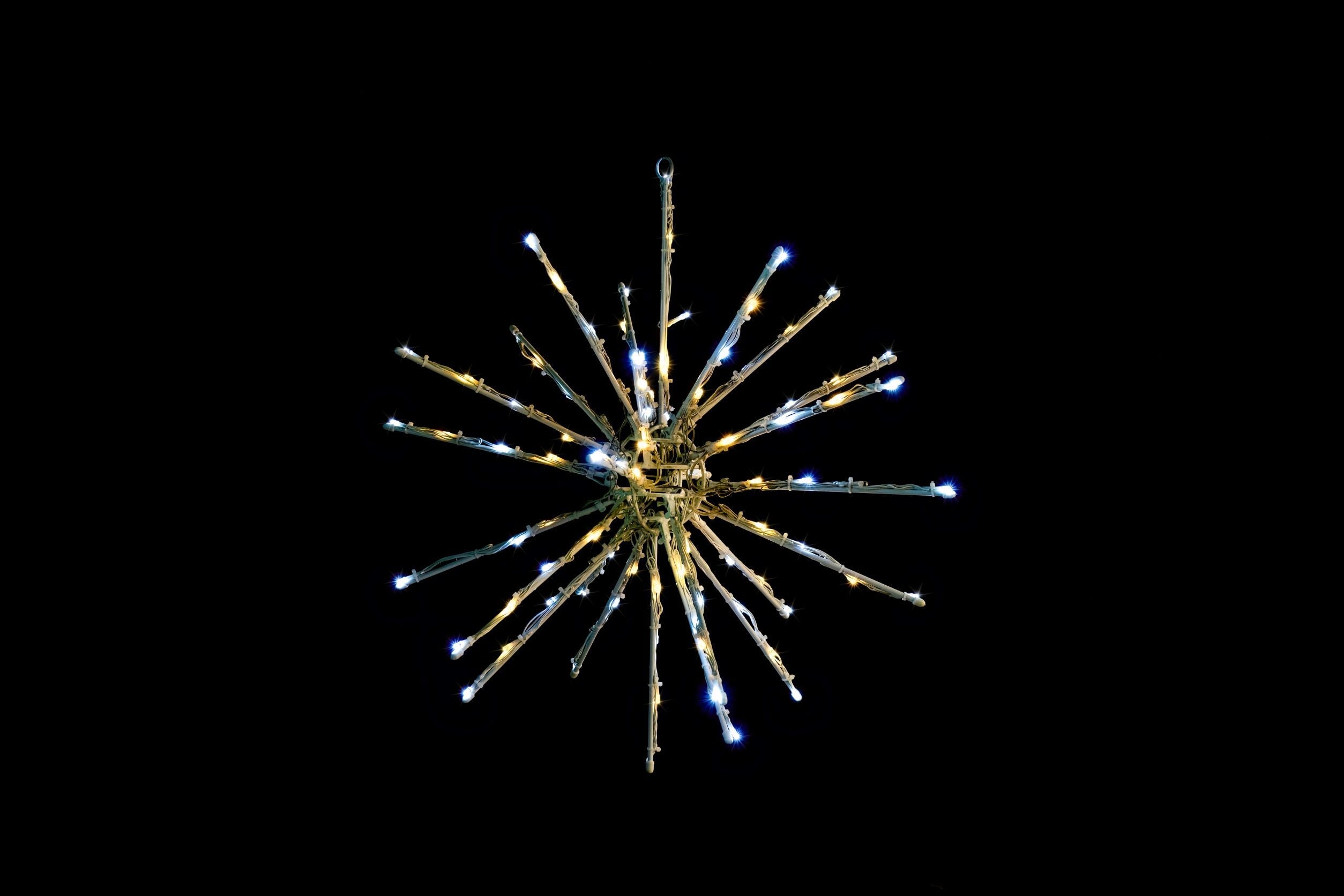 3D Starburst Lights for Christmas Champagne 15