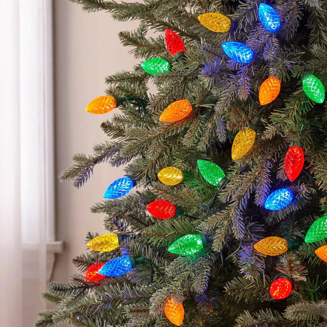 C7 LED Bulbs (25 Bulbs) Bulbs Lights for Christmas