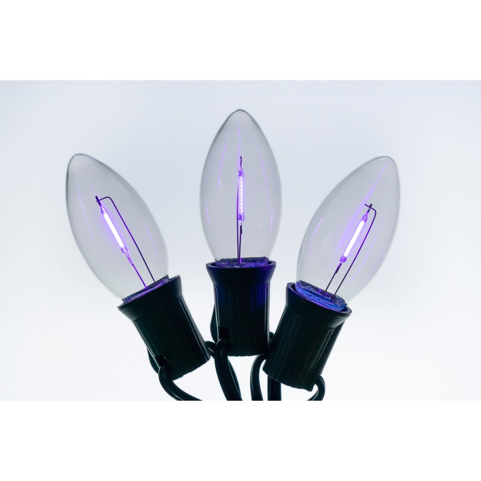 C9 LED Filament Bulbs Bulbs Lights for Christmas Black
