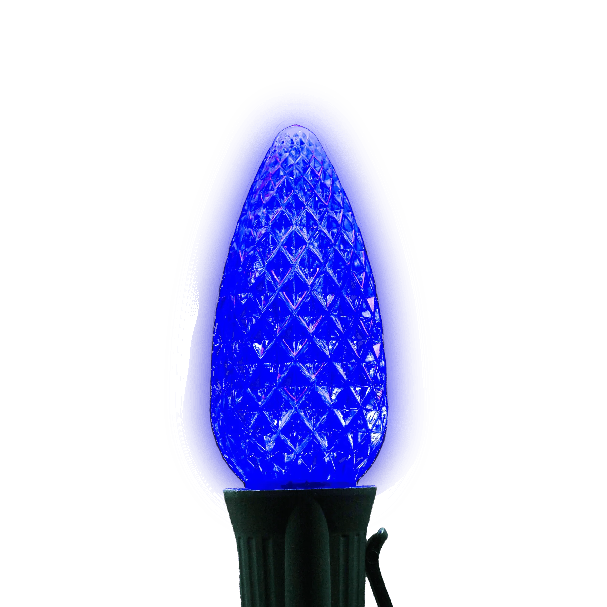C9 LED Twinkle Bulbs Bulbs Lights for Christmas Blue
