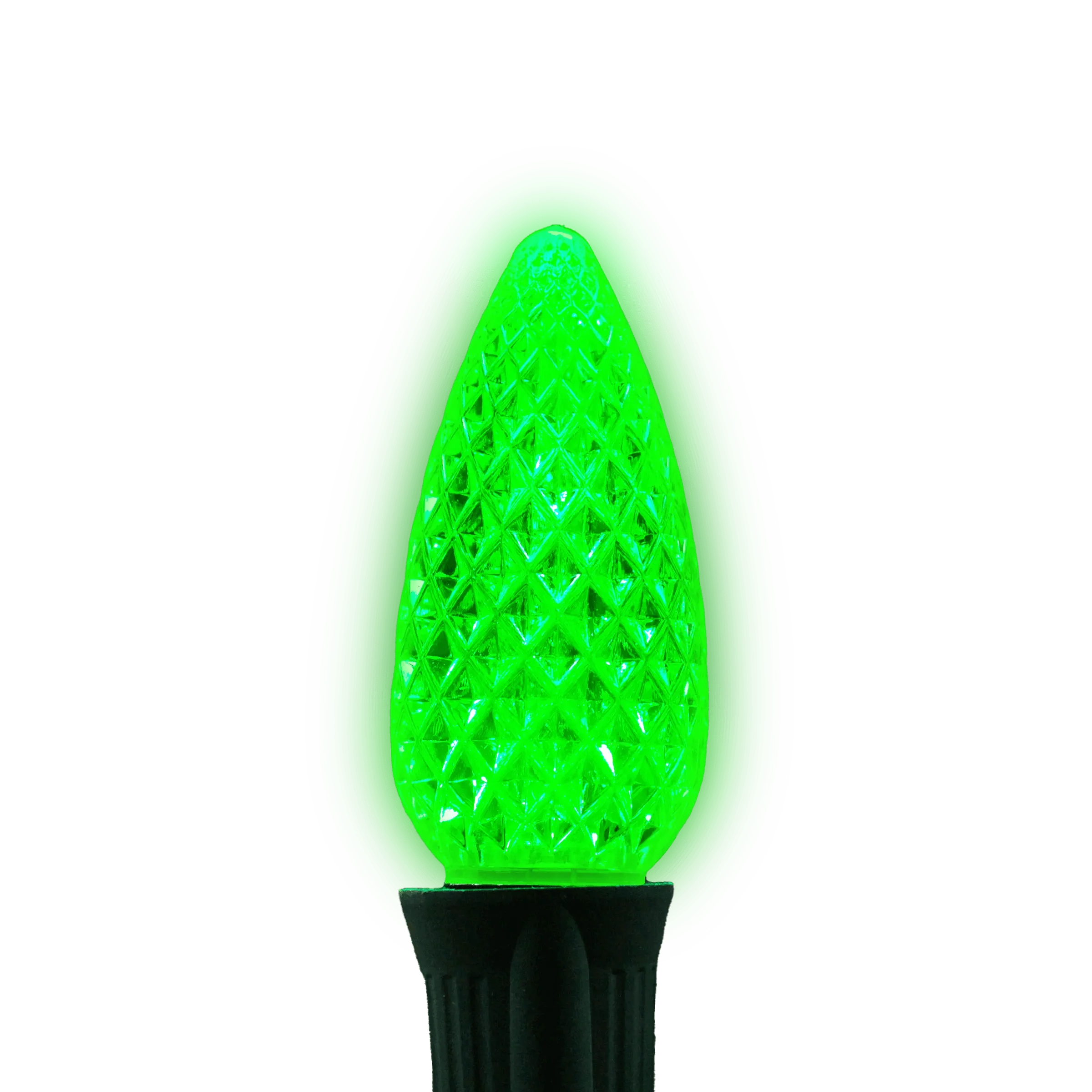 C9 LED Twinkle Bulbs Bulbs Lights for Christmas Green