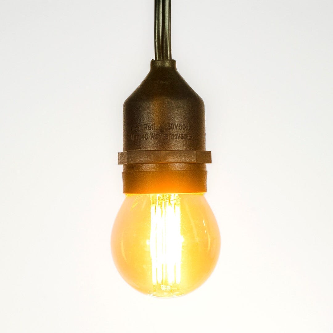 G45 Filament 4W - Amber - 70mm Bulbs Lights for Christmas Amber