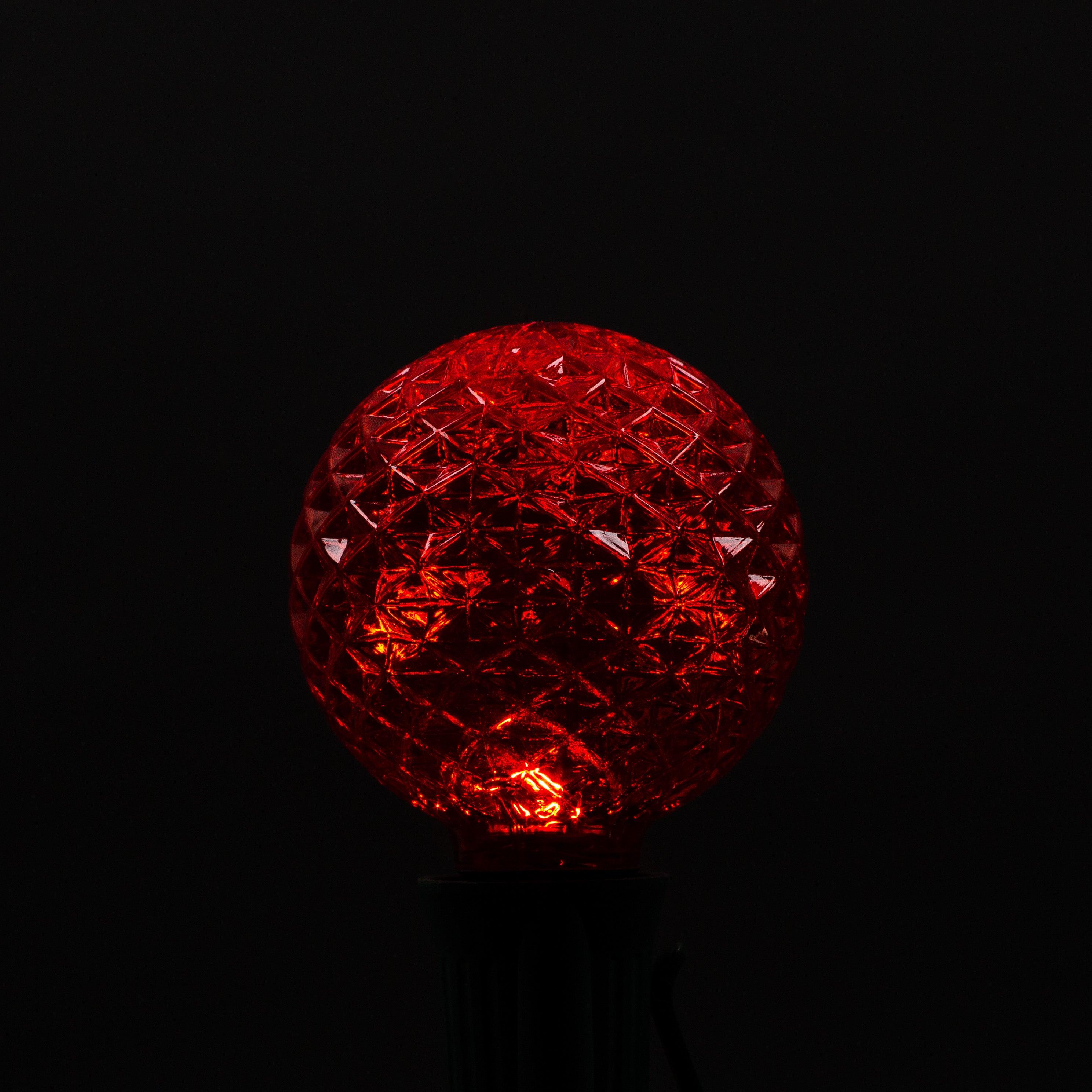 G50 LED BULB Bulbs Lights for Christmas Red