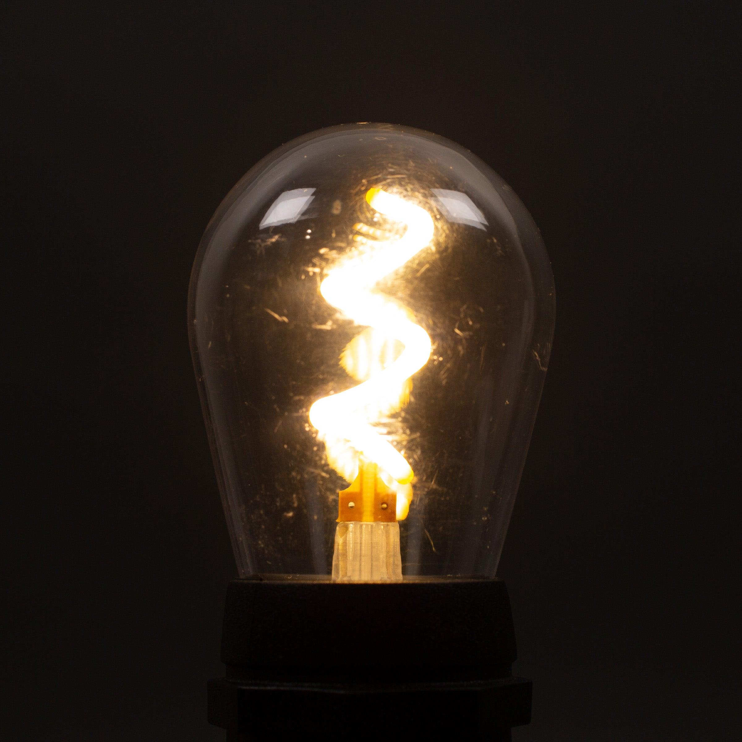 S14 LED Designer Bulb Bulbs Lights for Christmas Warm White