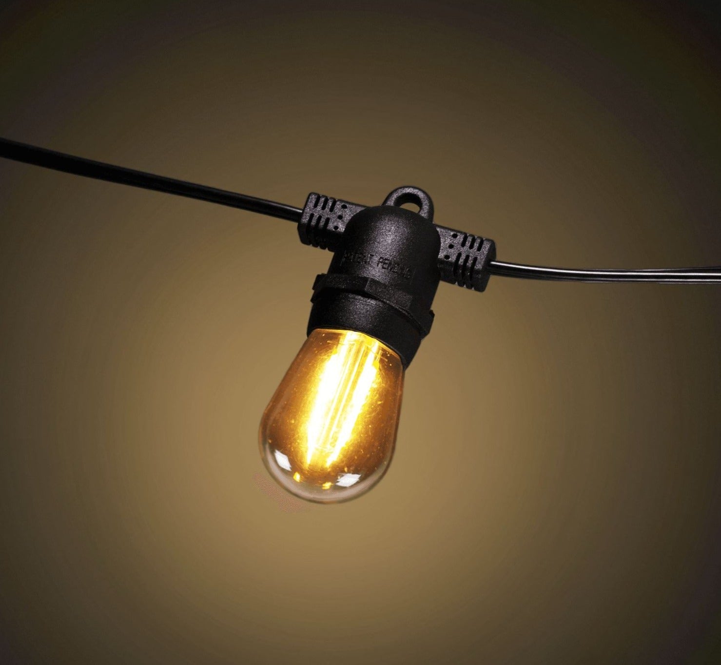 S14 Patio Bulb - LED (2) Filament Warm White (boxed - 5 bulbs) Bulbs Lights for Christmas
