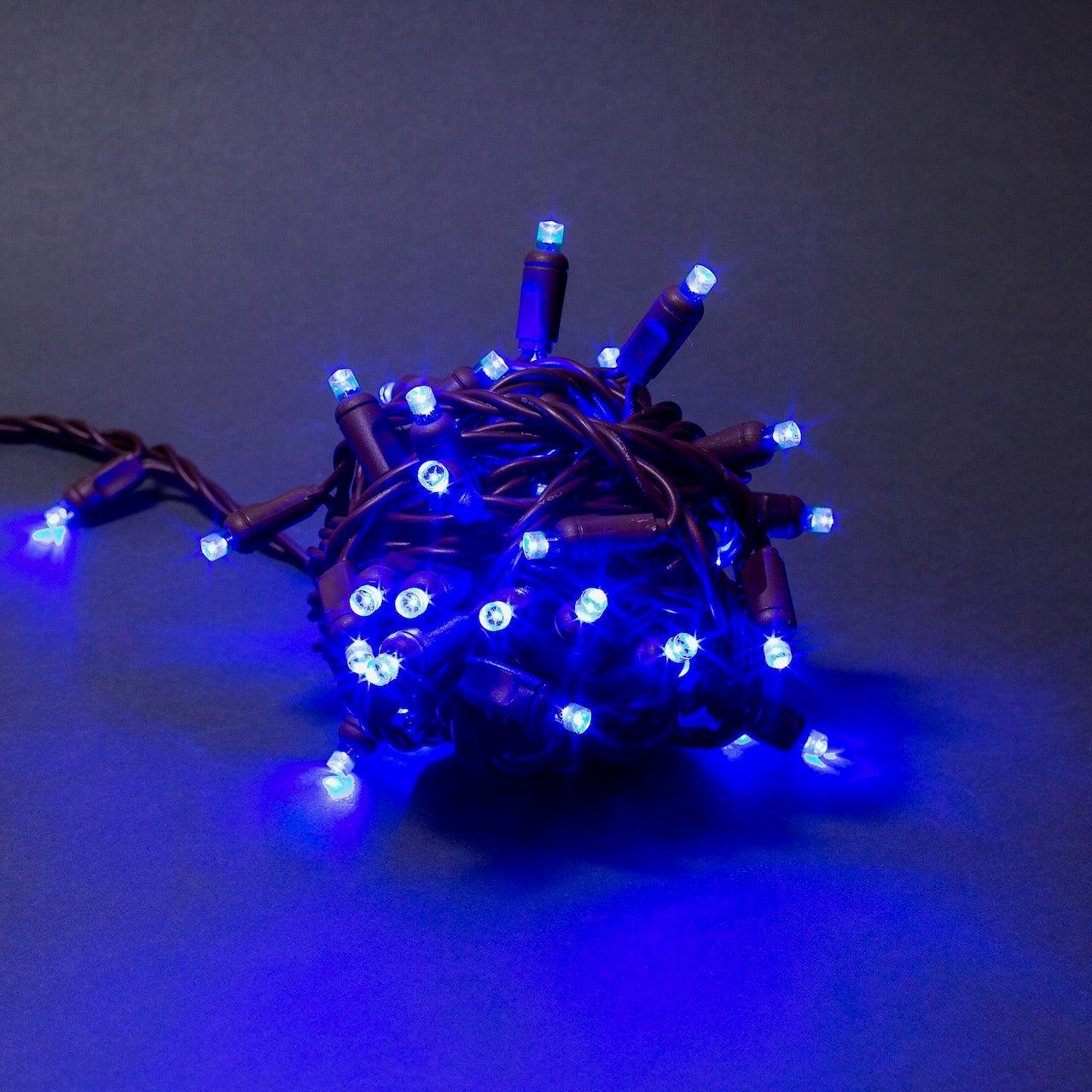5mm Light Set 50ct Balled-4"- 6" Spacing (BW) Light Sets Lights for Christmas