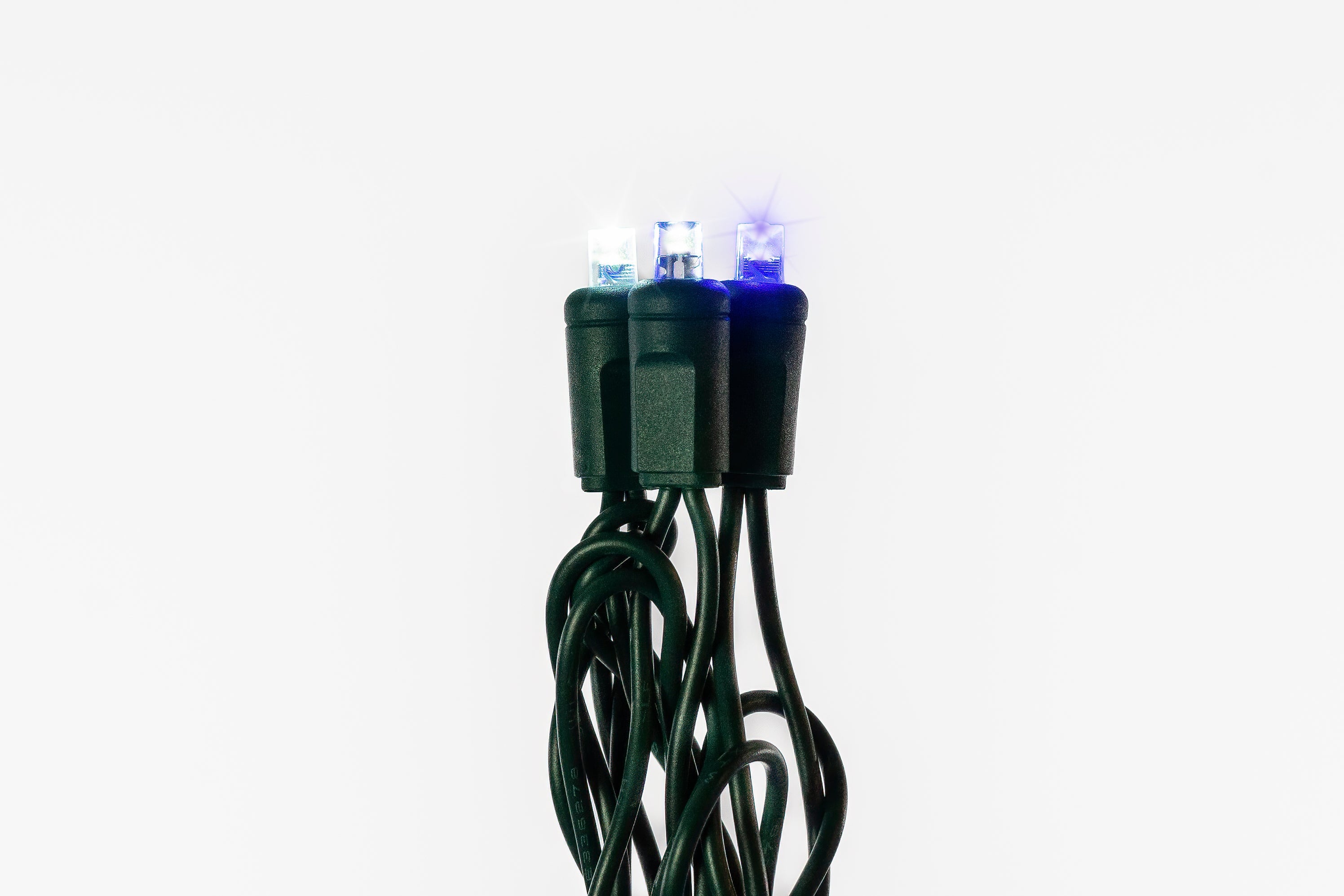 5mm Motion Light Set 50ct Balled-6" Spacing (Strobe / Twinkle) (Green Wire) Light Sets Lights for Christmas
