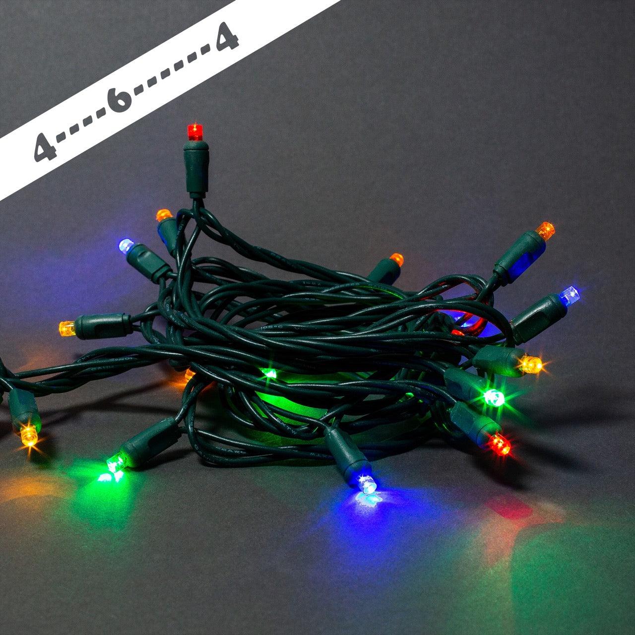 LED RGB 5MM 50 LIGHT - 4-6" Light Sets Lights for Christmas