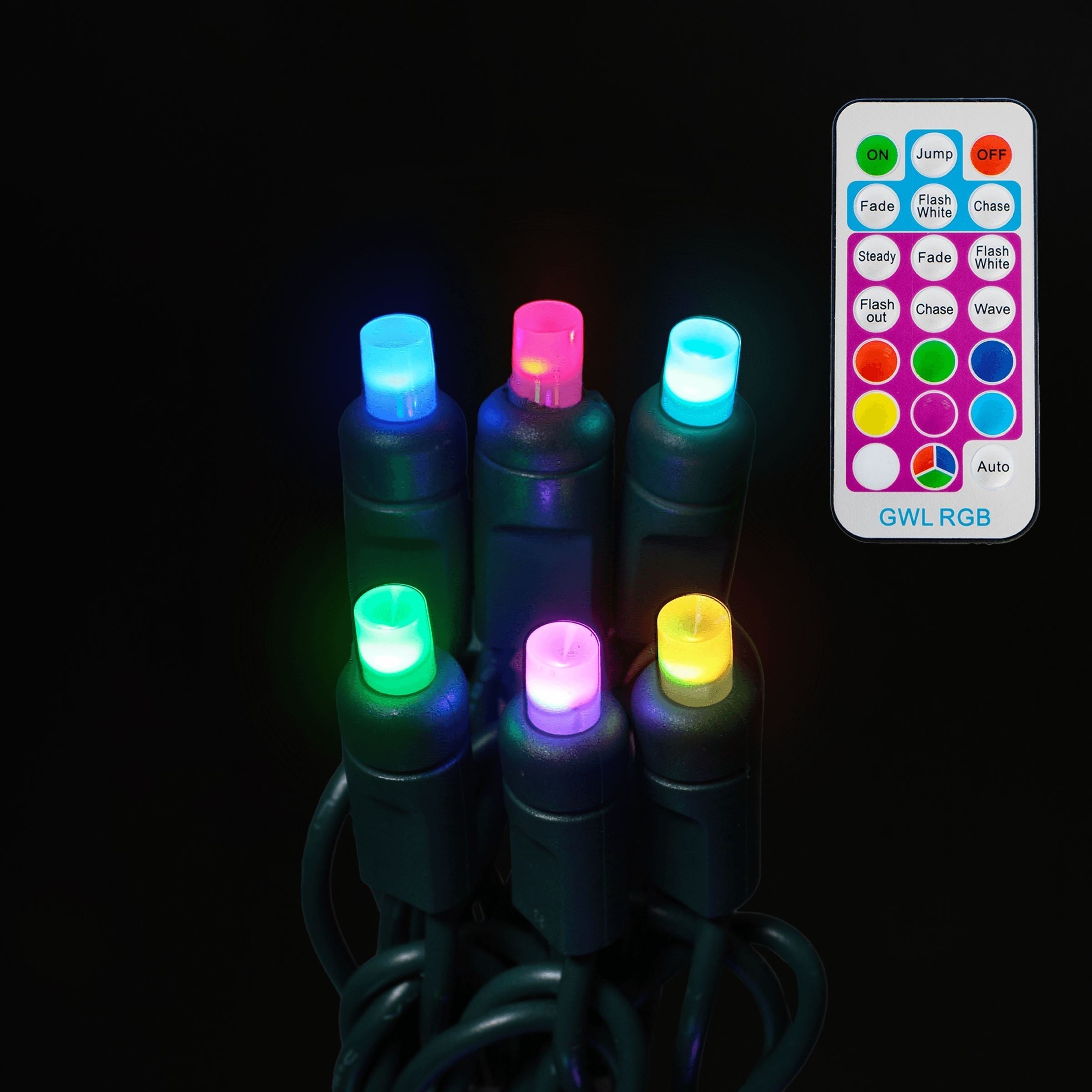 RGB Power Controller with Remote Light Sets Lights for Christmas