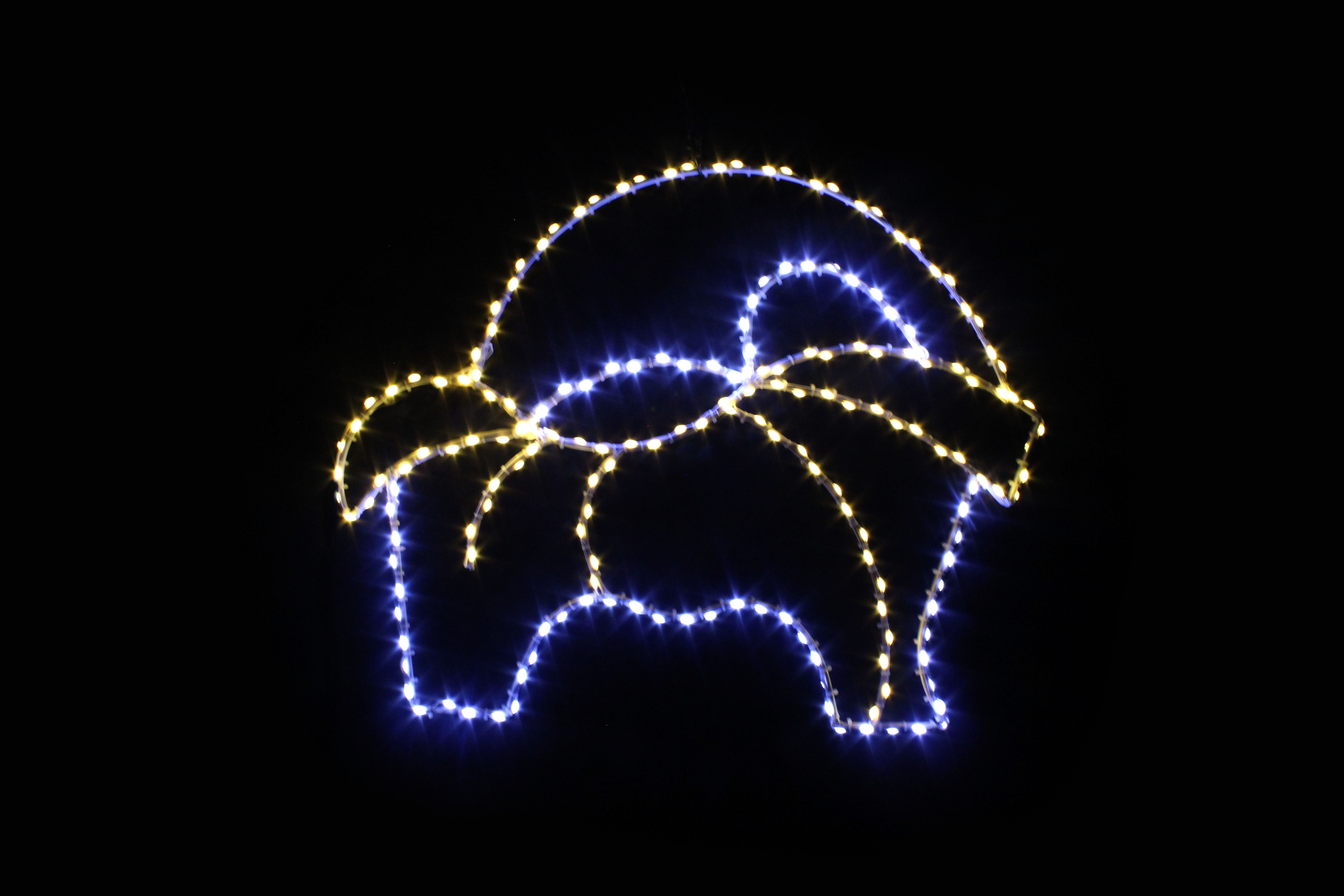 Nativity Scene - BABY JESUS Lights for Christmas