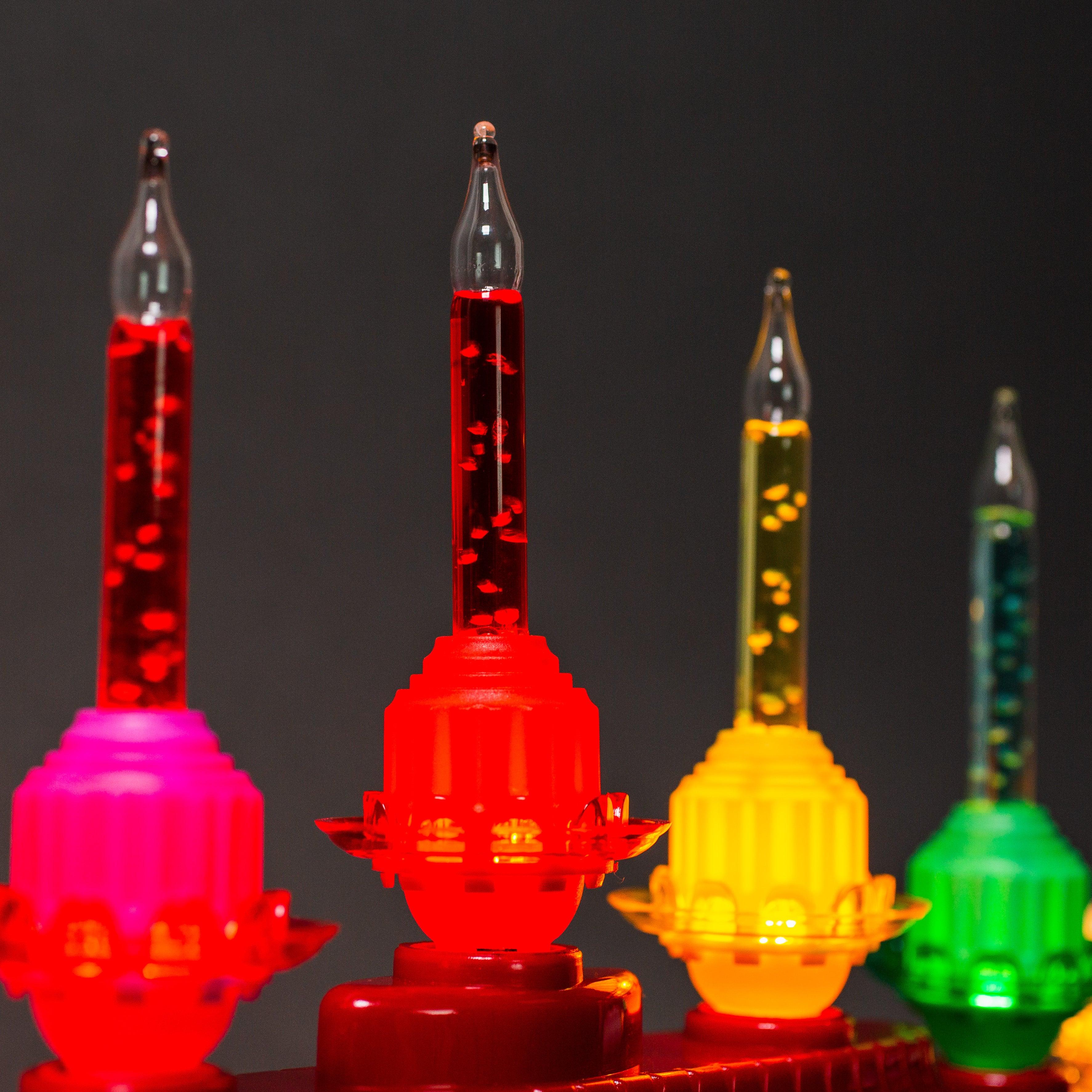 Holiday Splendor 9 Count Bubble Light Candolier (Christopher Radko) Novelty Lights Lights for Christmas