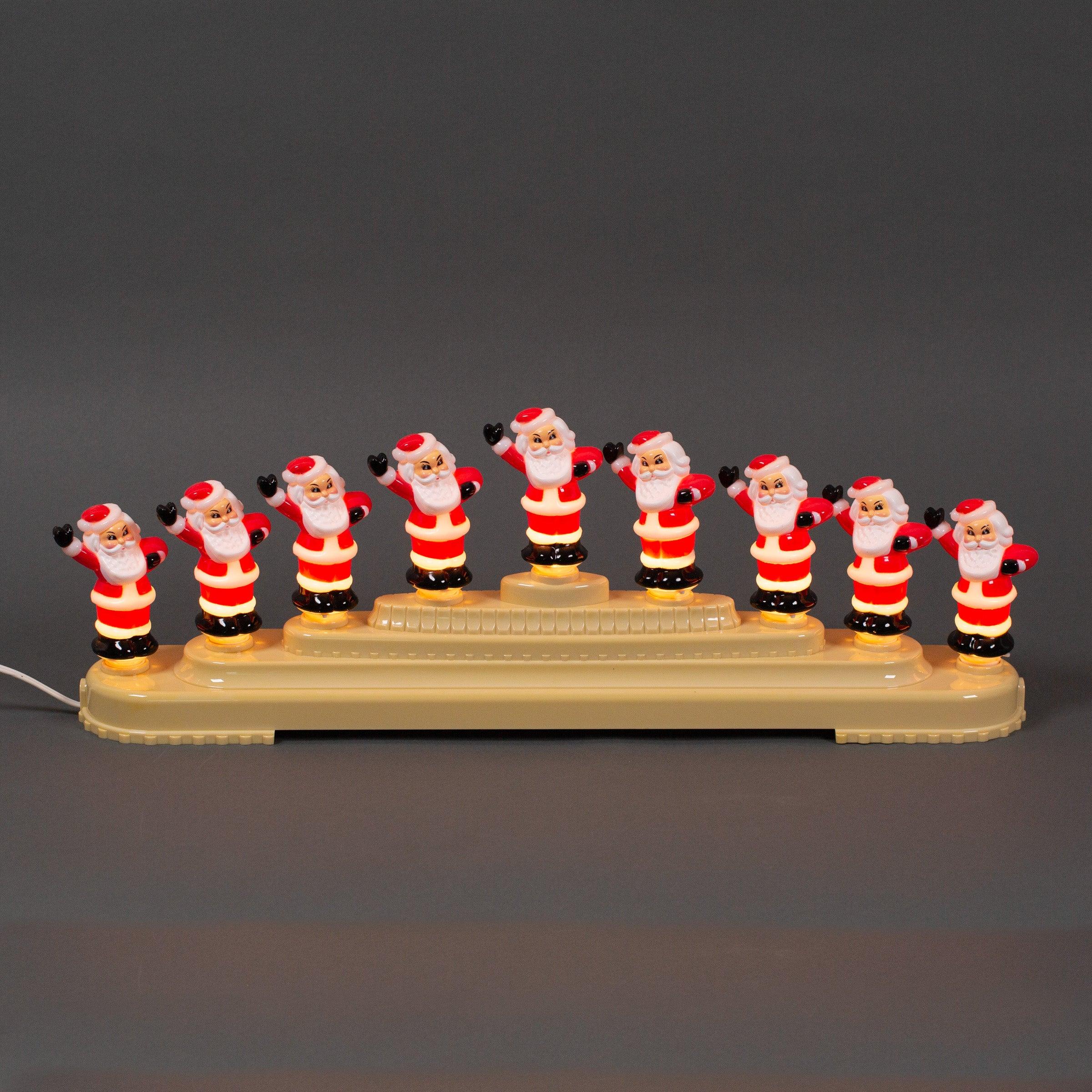 Holiday Splendor 9 Count Santa Light Candolier (Christopher Radko) Novelty Lights Lights for Christmas