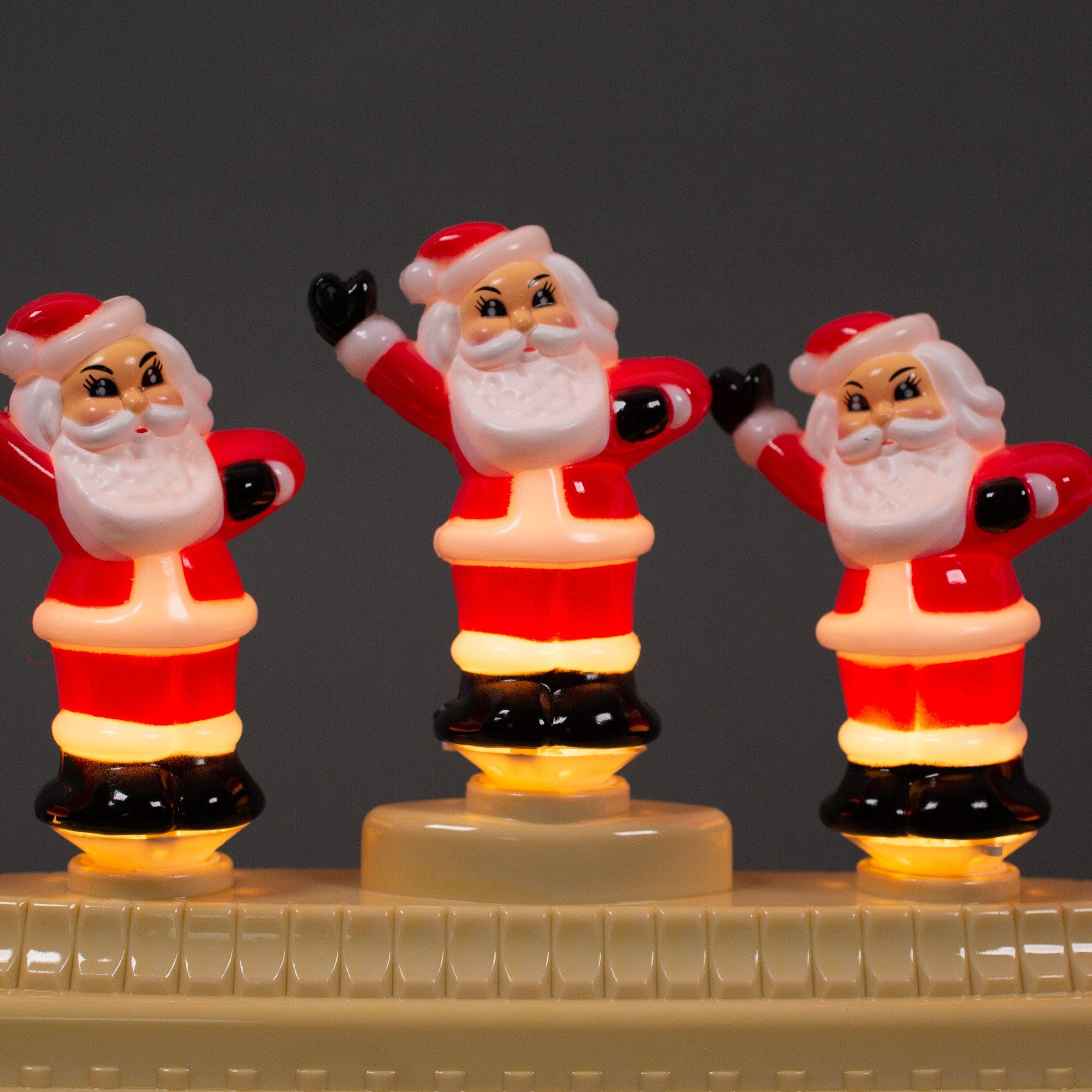 Holiday Splendor 9 Count Santa Light Candolier (Christopher Radko) Novelty Lights Lights for Christmas