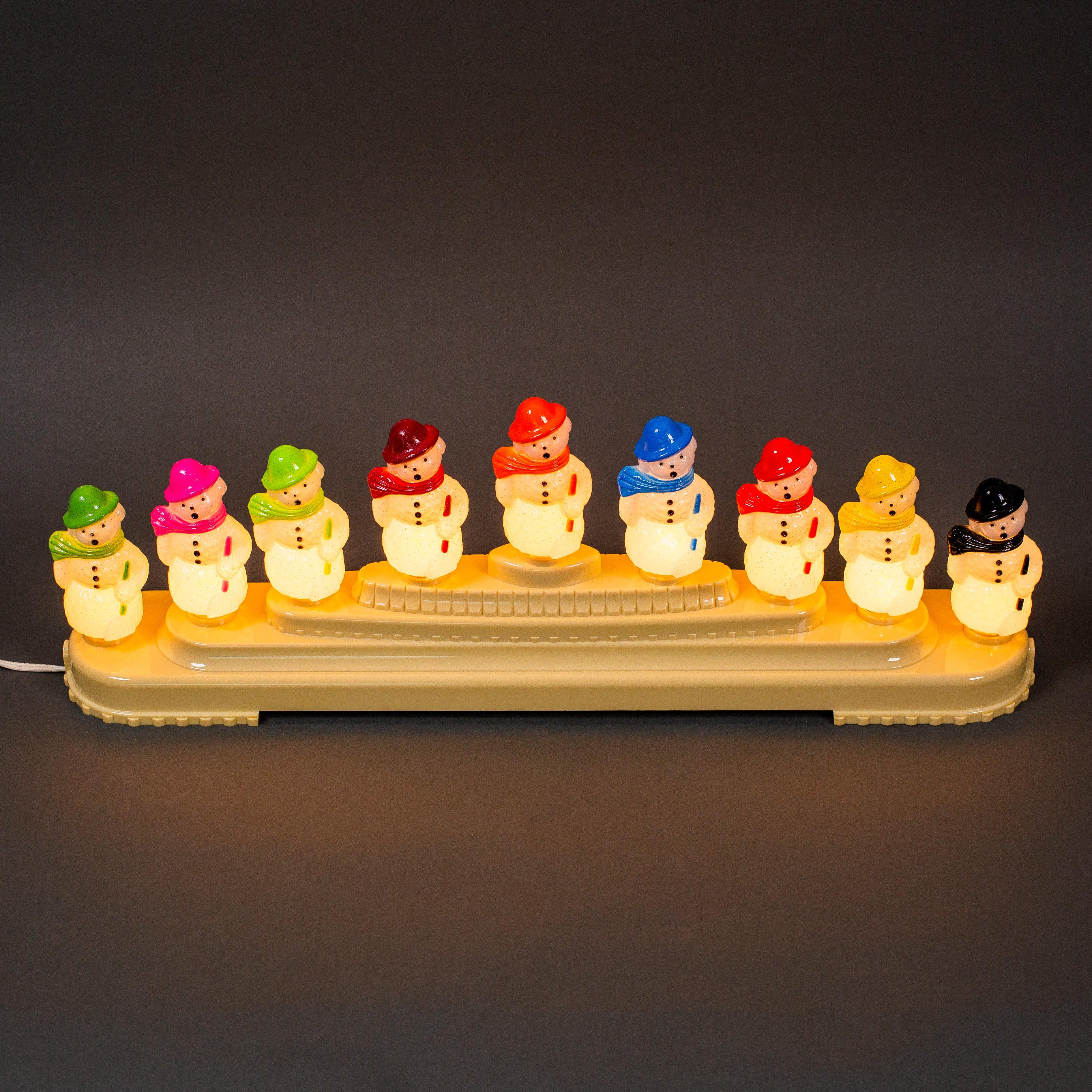 Holiday Splendor 9 Count Snowman Light Candolier (Christopher Radko) Novelty Lights Lights for Christmas