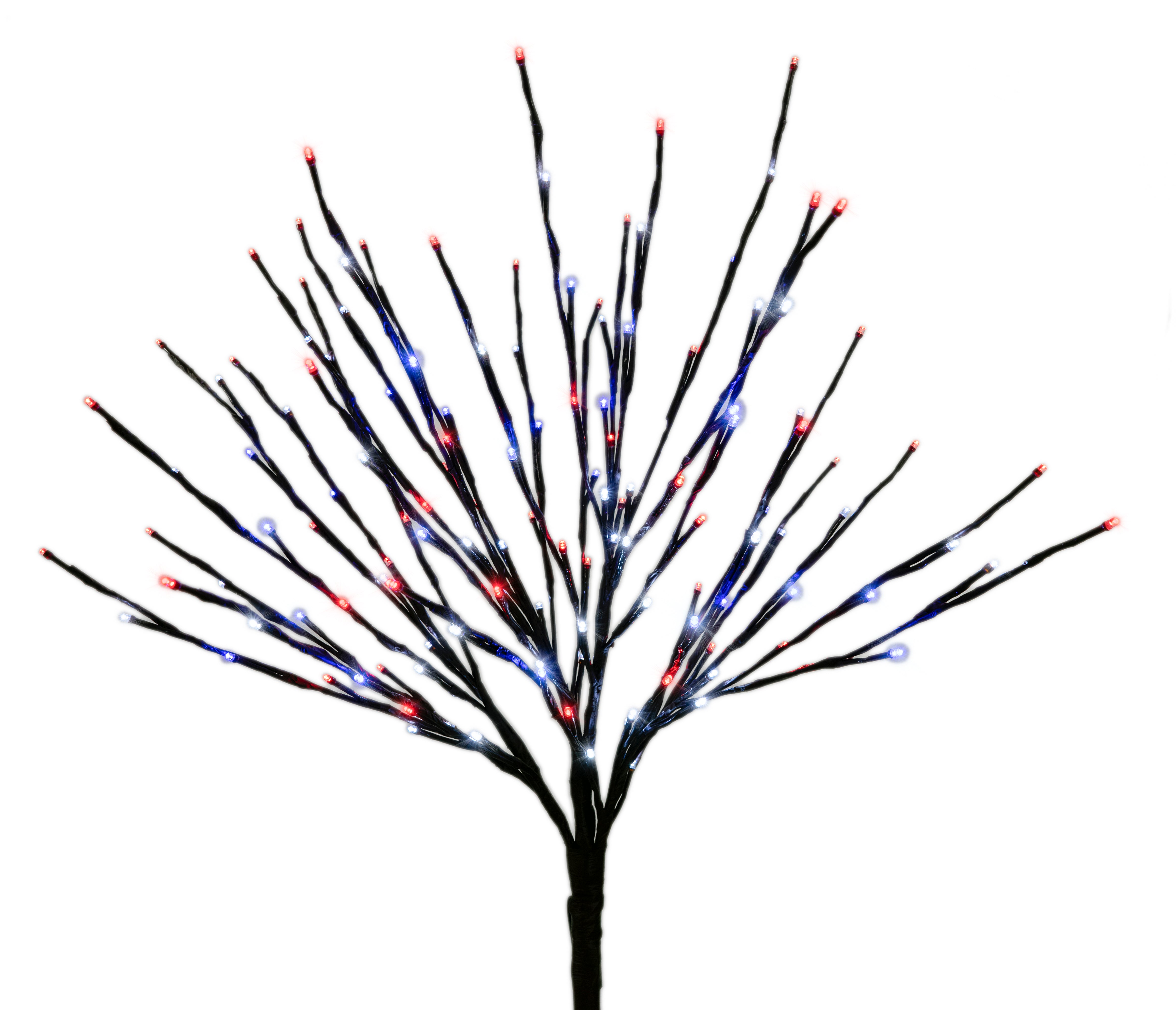 LED 36" Glimmer Spray Spheres Lights for Christmas Patriotic