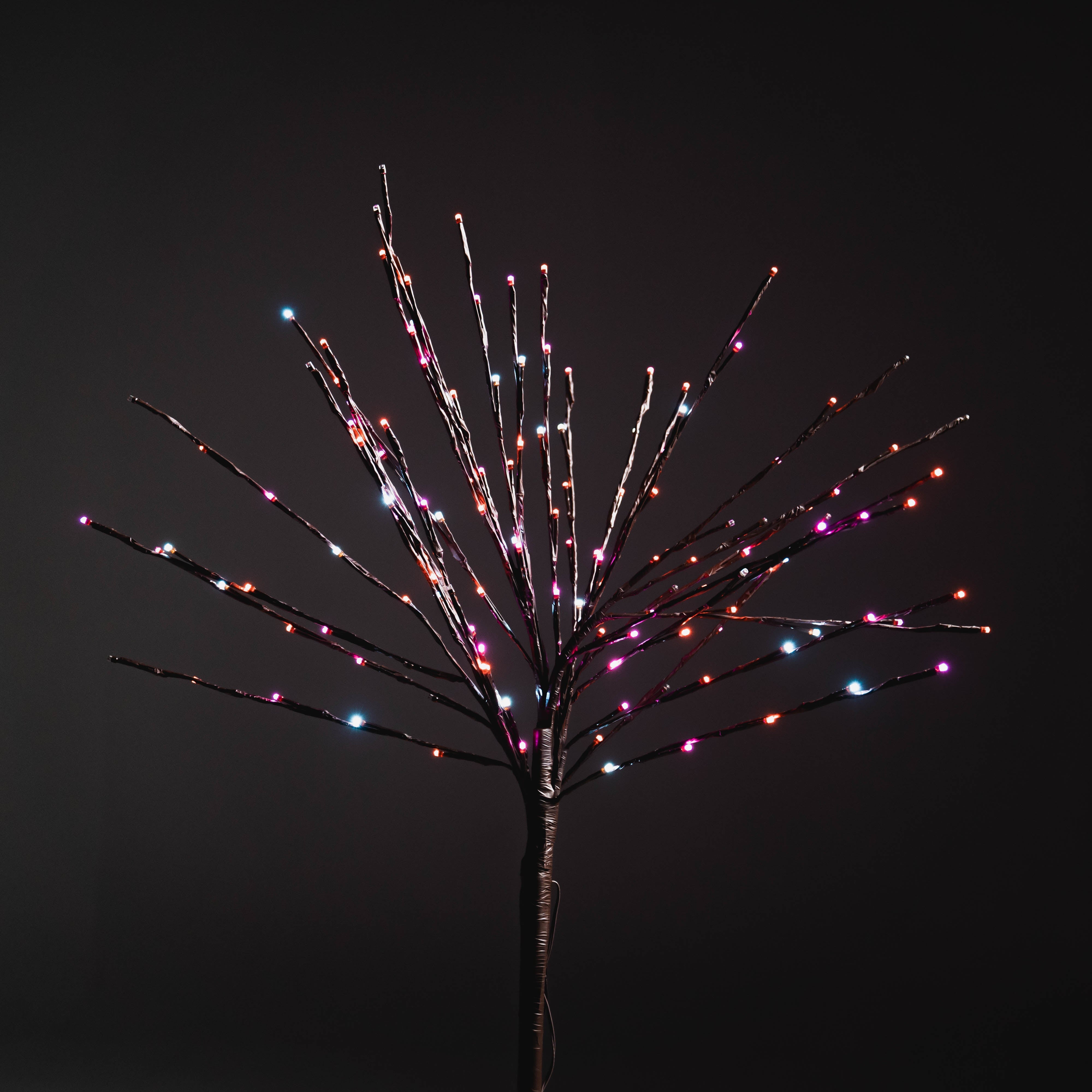 LED 36" Glimmer Spray Spheres Lights for Christmas Rose