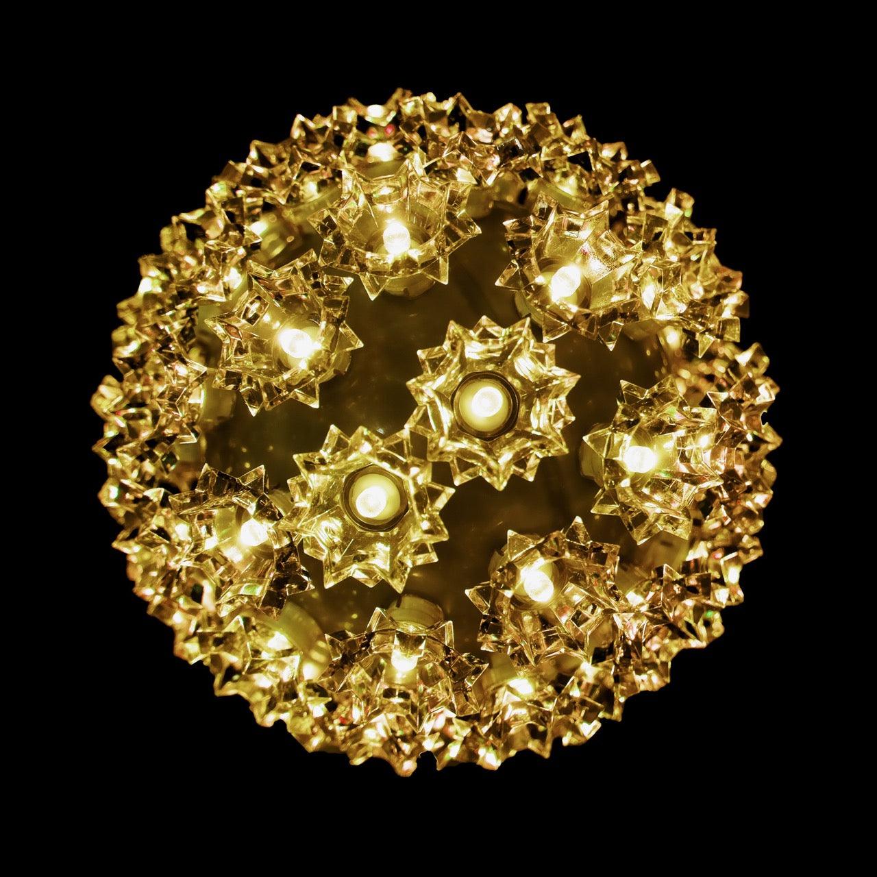 Retro Sphere - 6" (Twinkle) Spheres Lights for Christmas Warm White
