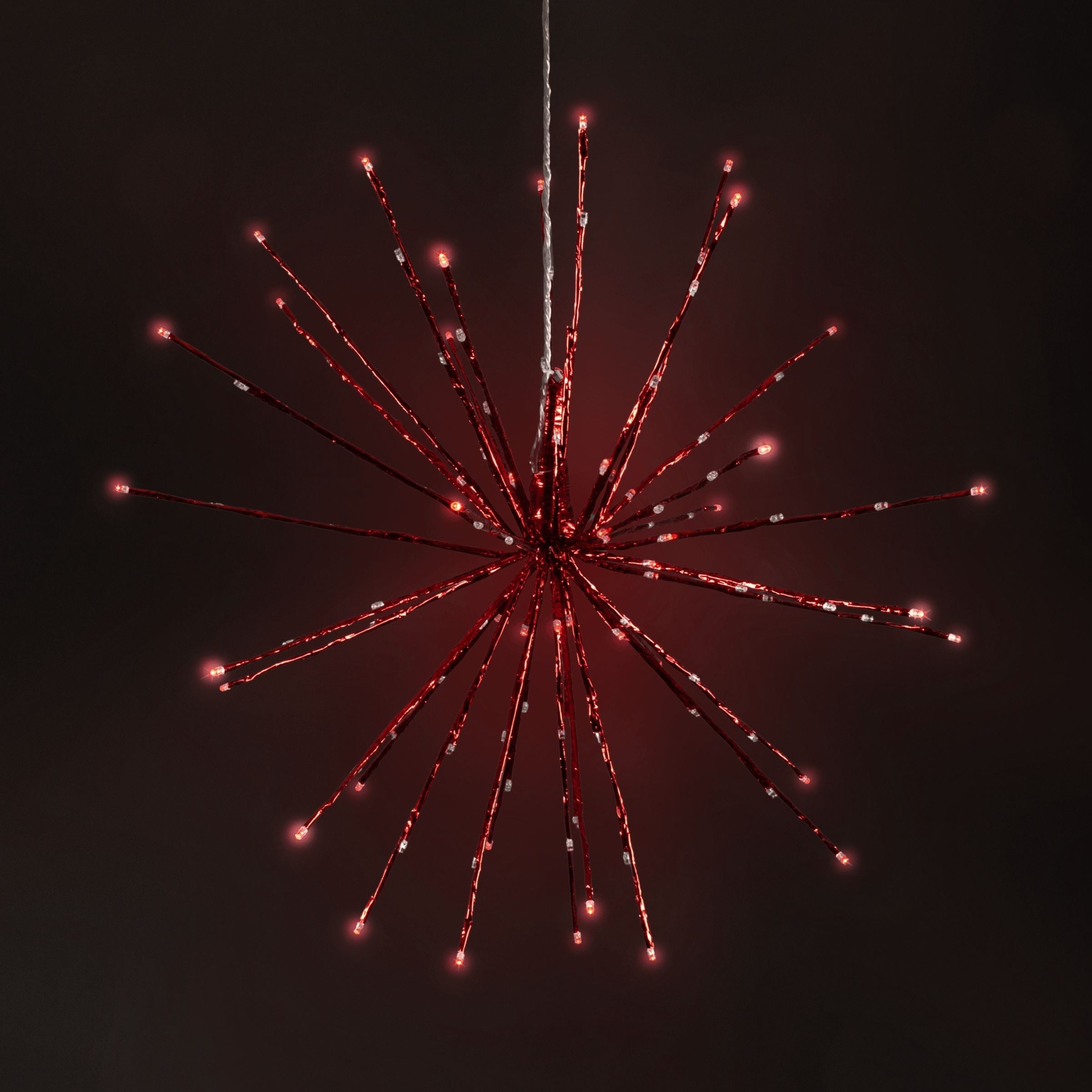 Supernova Spheres Lights for Christmas 16" Red