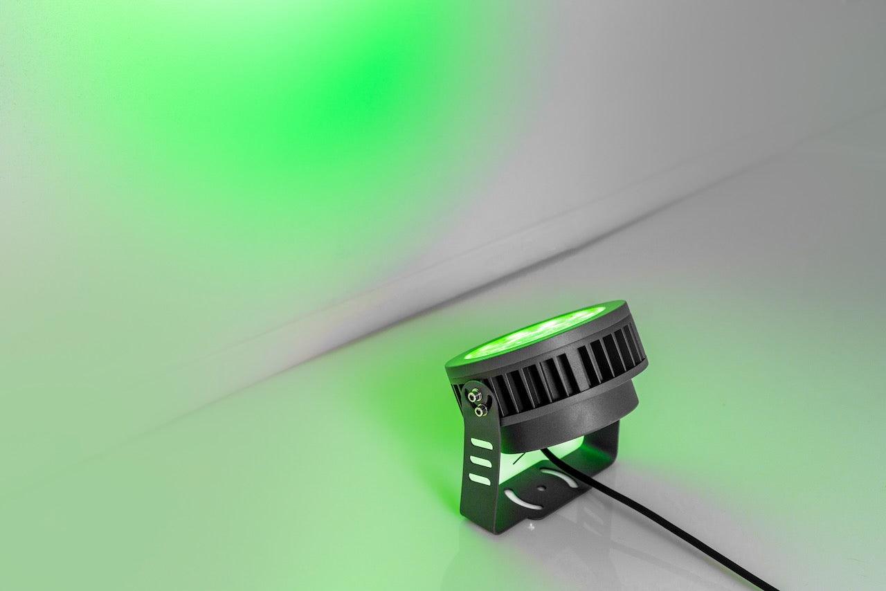Round Wall Washer - RGB with Remote Wall Washers Lights for Christmas
