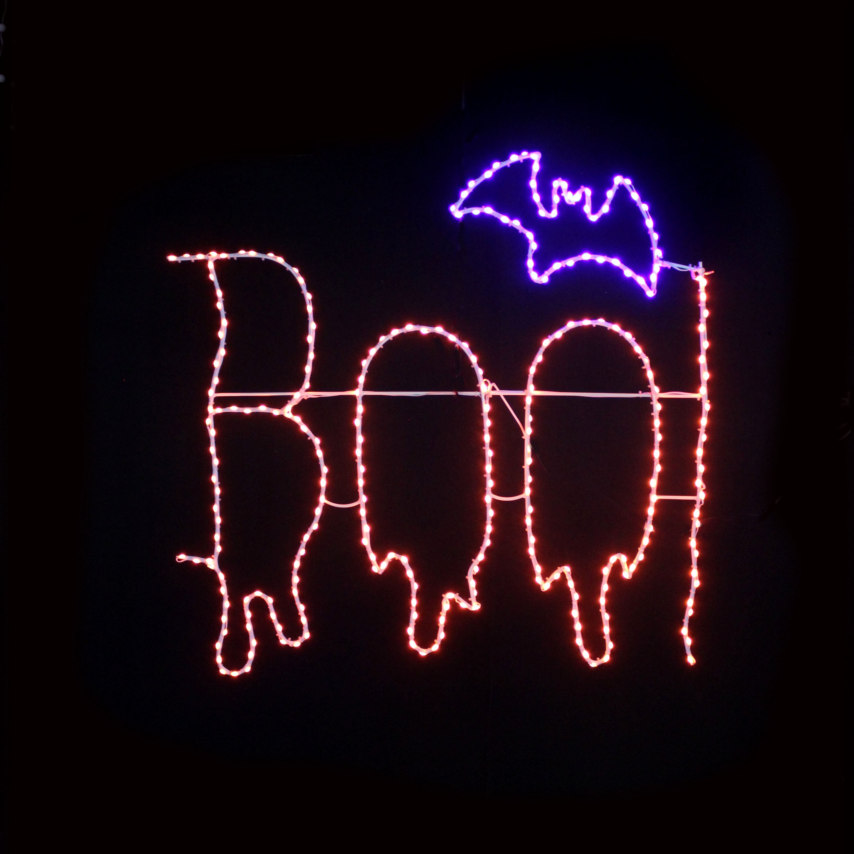 Boo Sign 36" Wire Décor Lights for Christmas