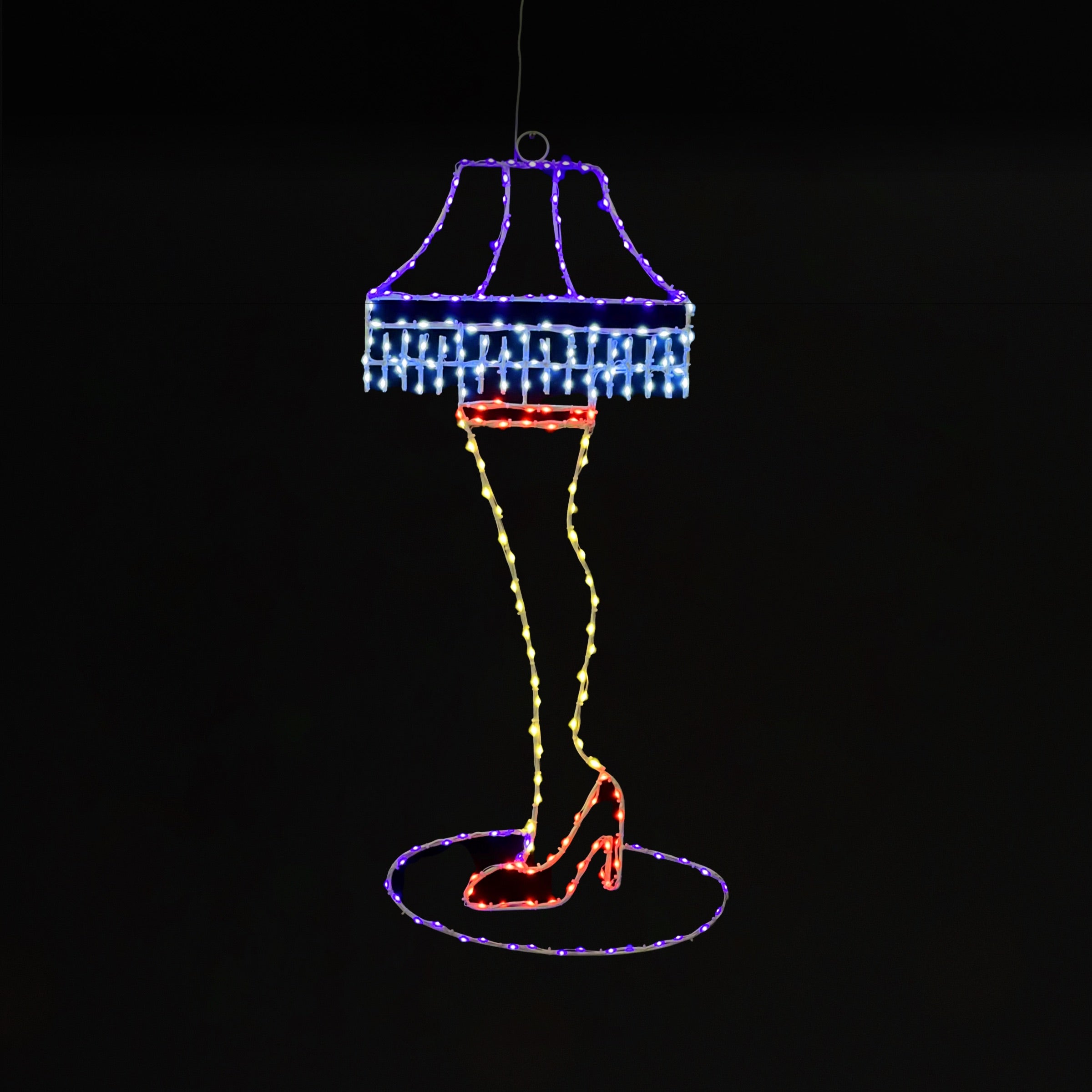 Leg Lamp 40" Wire Décor Wire Décor Lights for Christmas