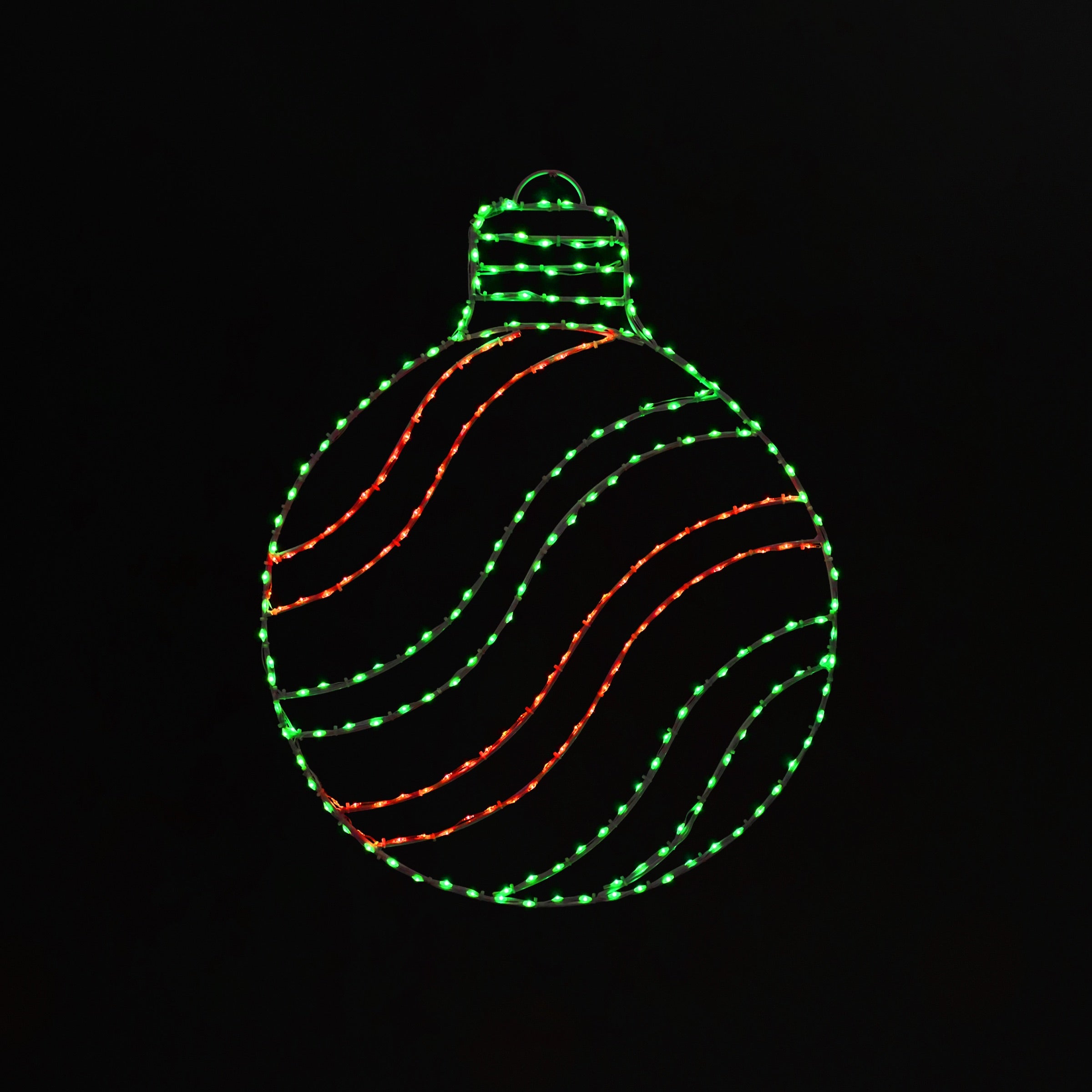 Round Ornament 30" Wire Décor Wire Décor Lights for Christmas Grinch