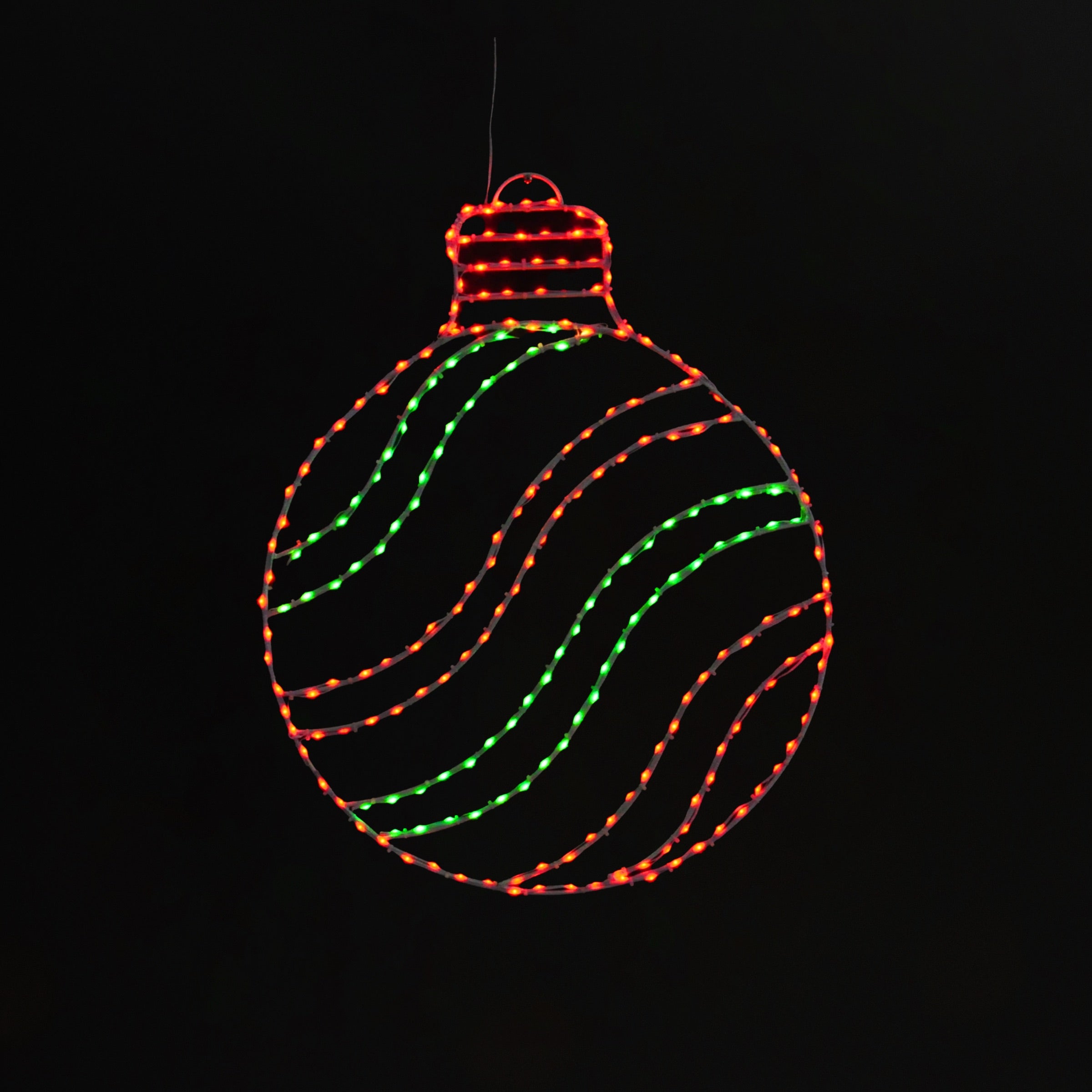 Round Ornament 30" Wire Décor Wire Décor Lights for Christmas Elf