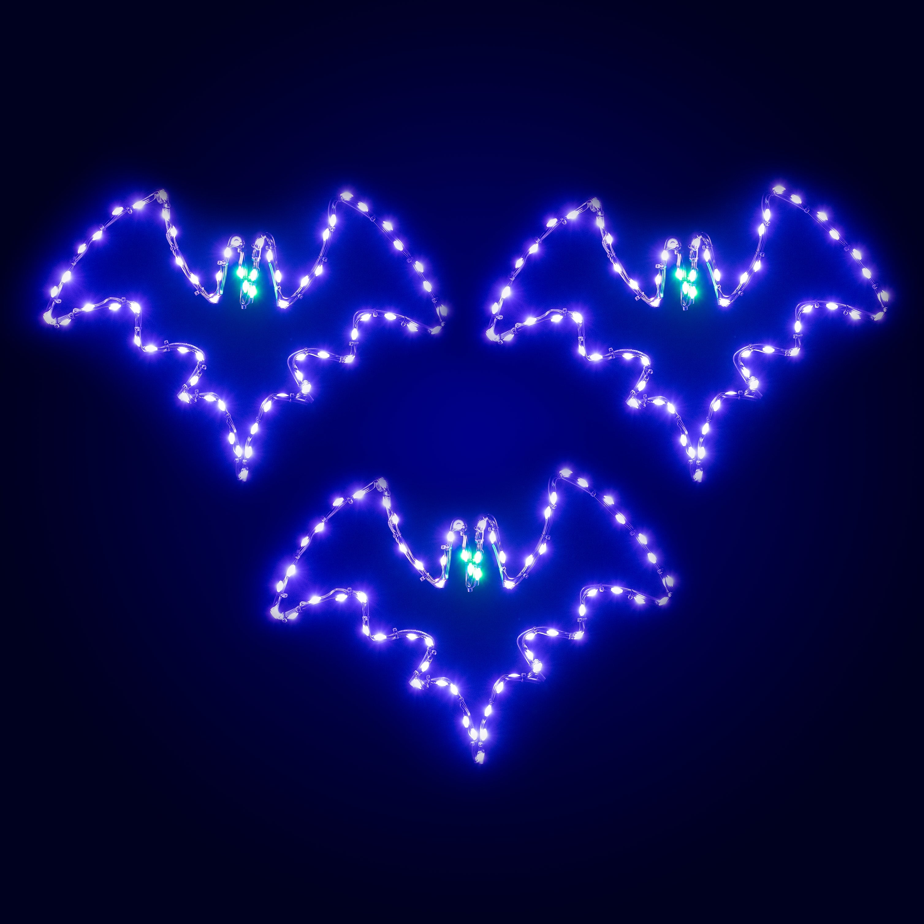 Small bat - set of 3 - 15" Wire Décor Lights for Christmas
