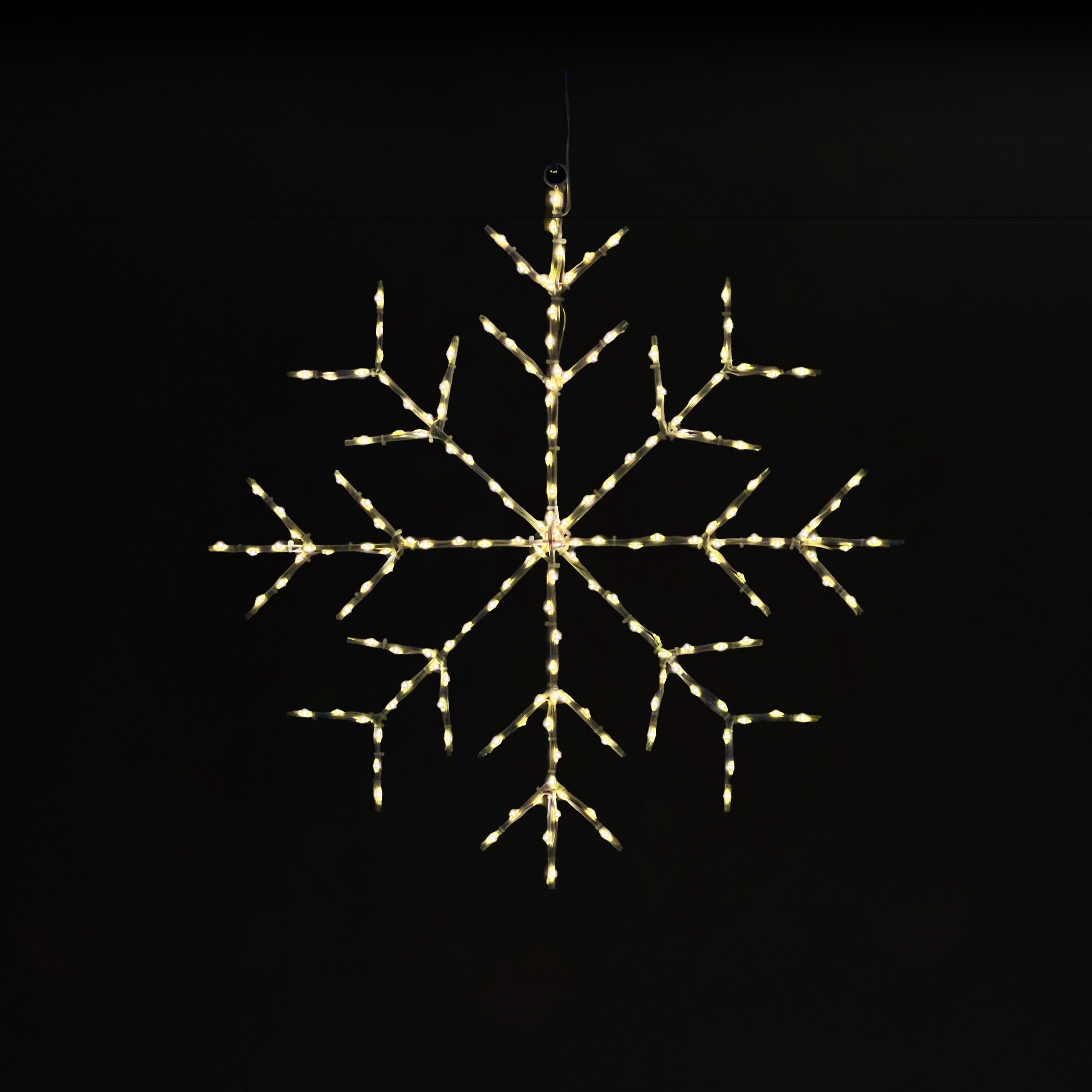 Snowflake 30" Wire Décor Wire Décor Lights for Christmas Warm White
