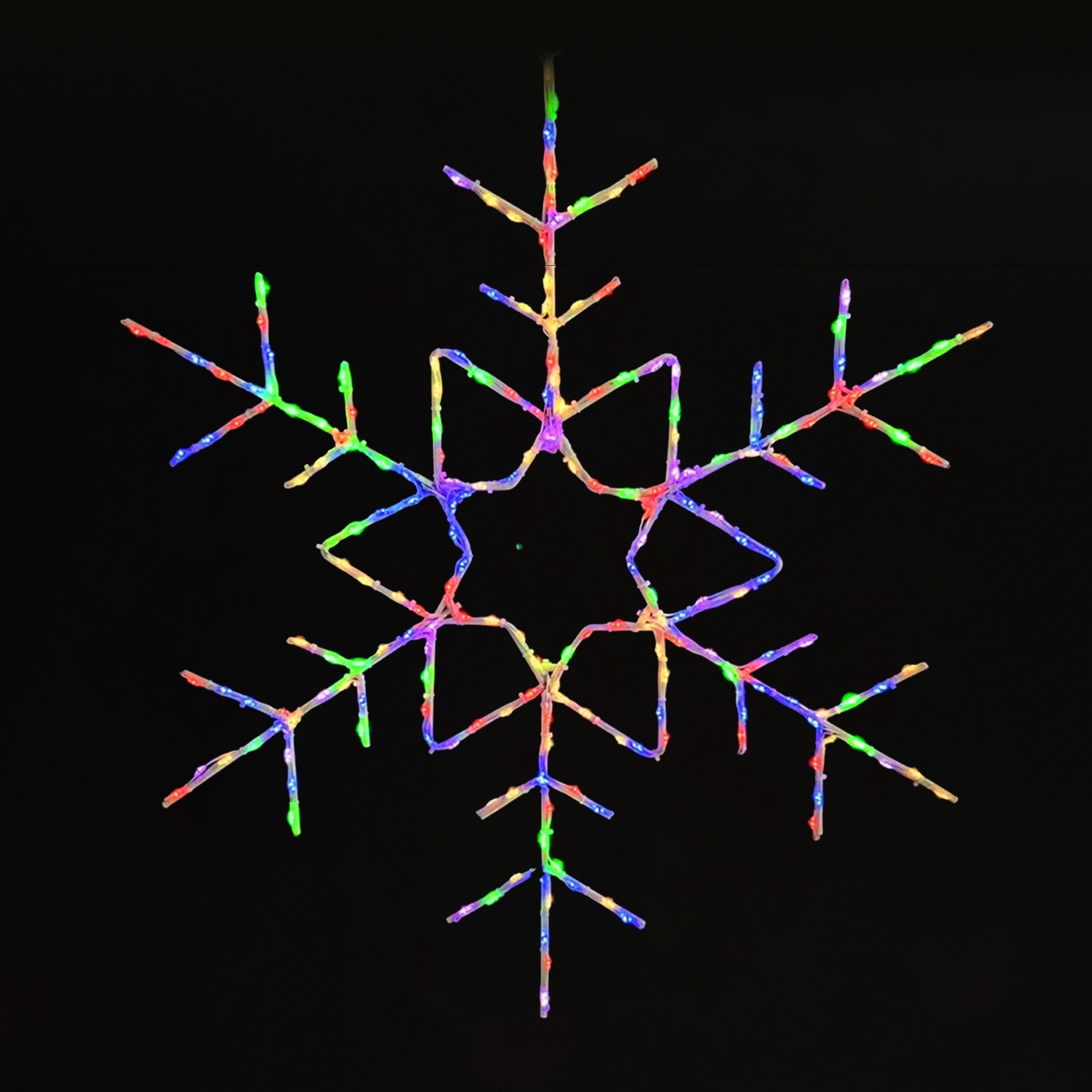 Snowflake 48" Wire Décor Wire Décor Lights for Christmas RGB