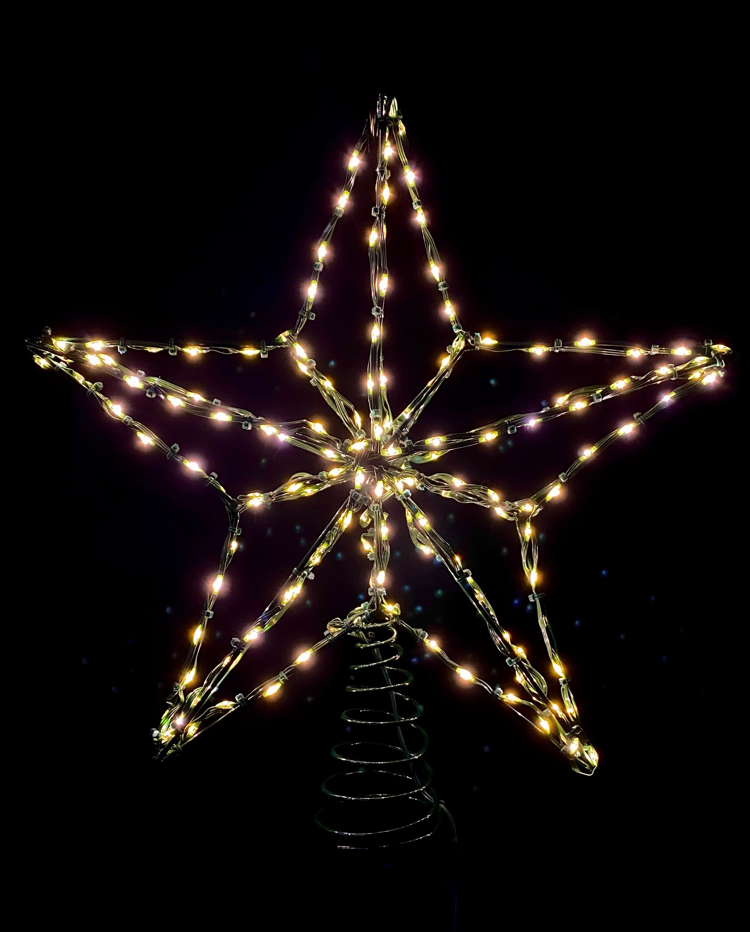 Wired Star for Wired Christmas Tree Lights for Christmas Warm White 3'
