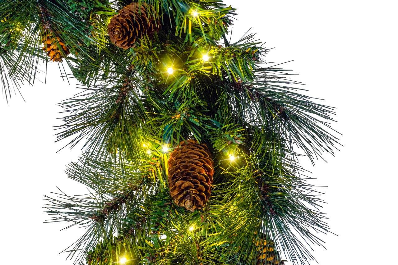 Mixed Noble Wreath Wreaths & Garland Lights for Christmas