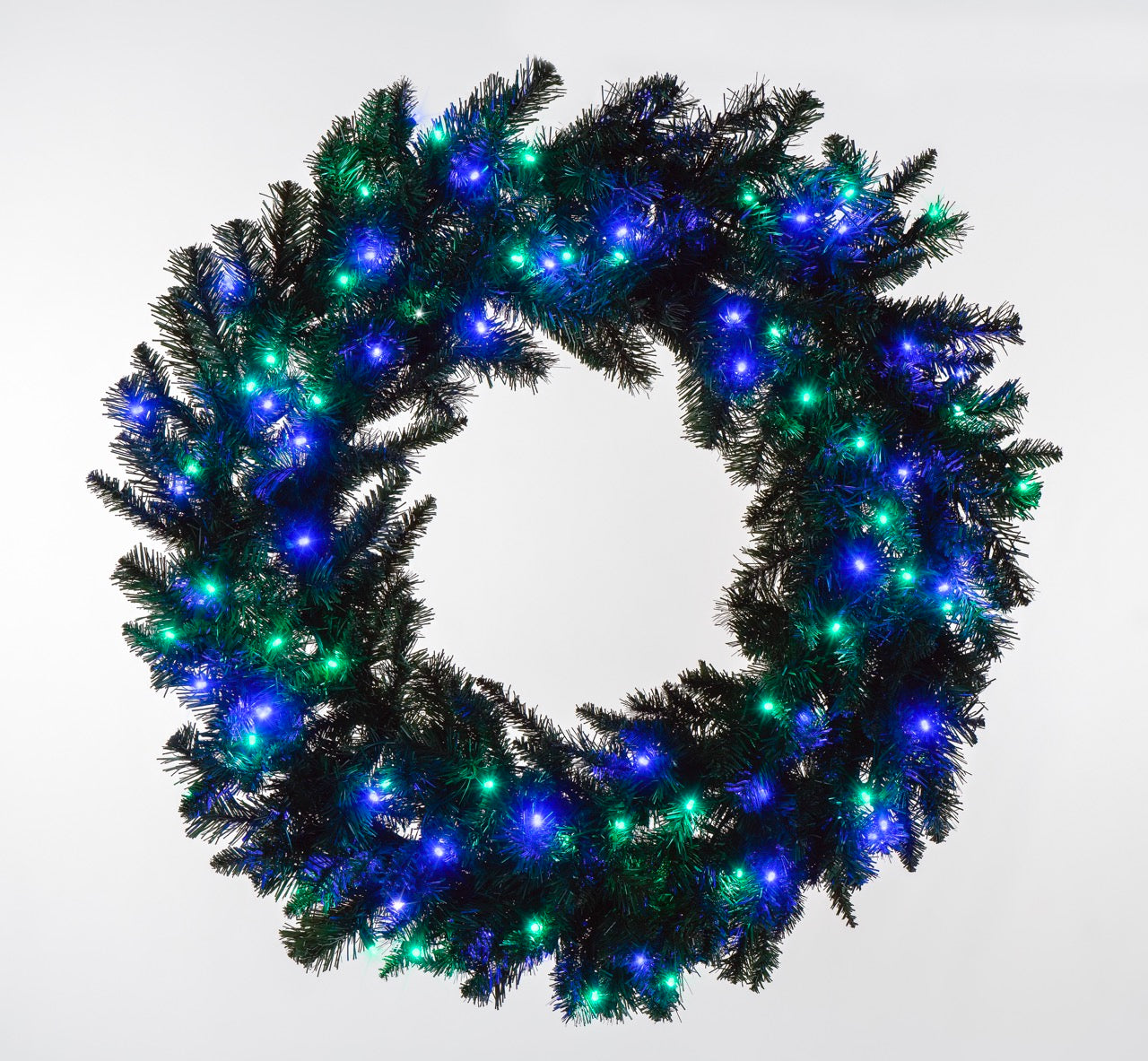 Sequoia Fir Wreath Wreaths & Garland Lights for Christmas 36" Ocean