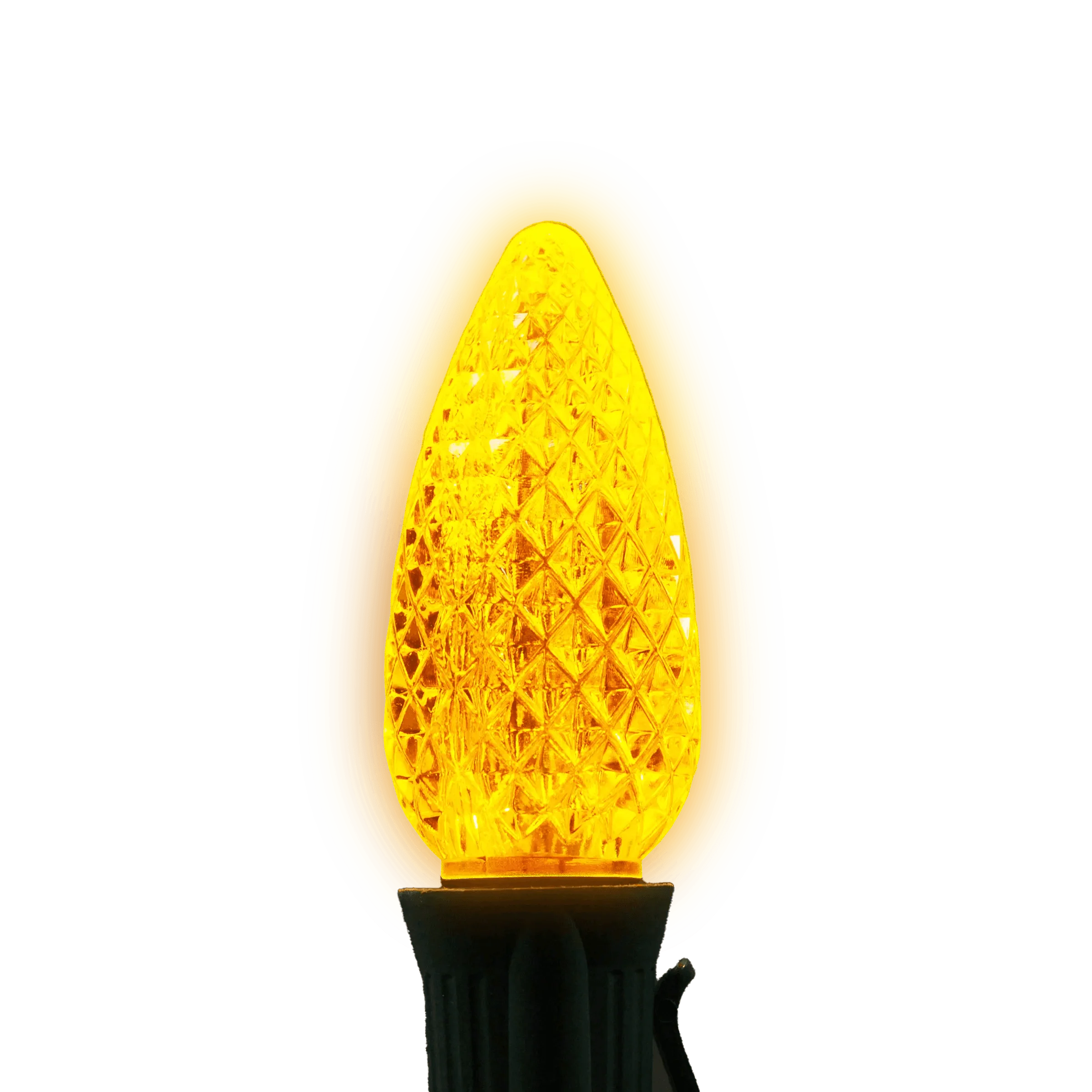 C9 LED Twinkle Bulbs Bulbs Lights for Christmas Yellow 