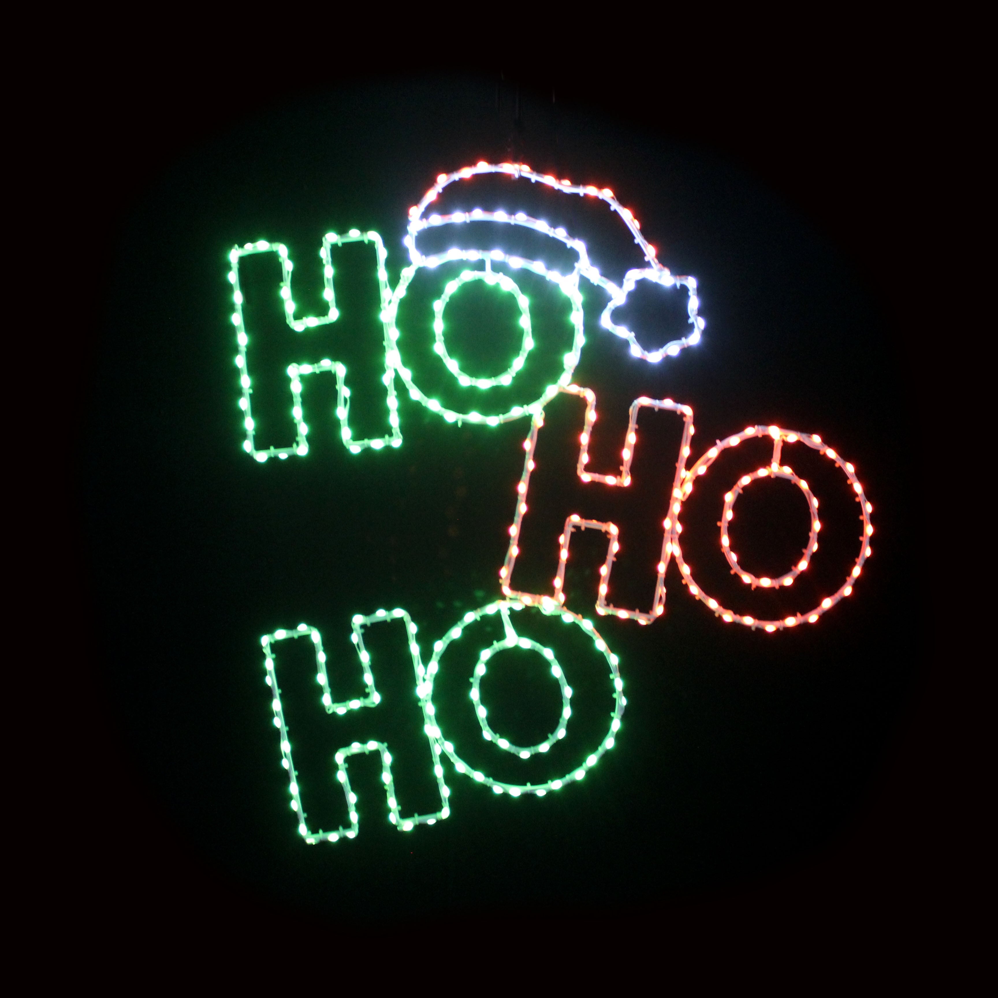 HO HO HO LED Sign Lights for Christmas 