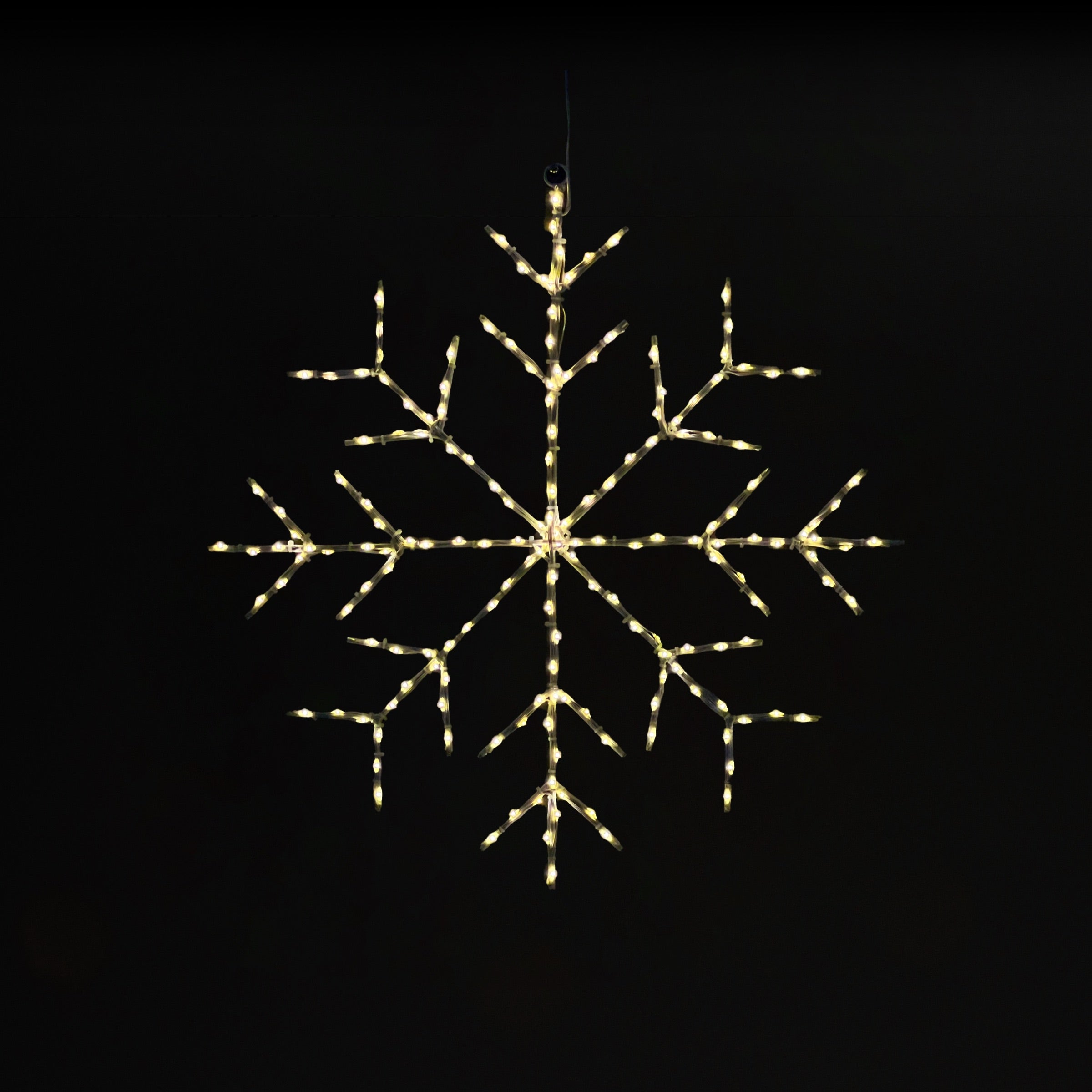 Snowflake 30" Wire Décor Wire Décor Lights for Christmas Warm White 